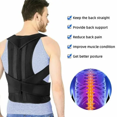 Back Support Belts Corrector Provides For Lower and Upper Back Pain Digital-dream