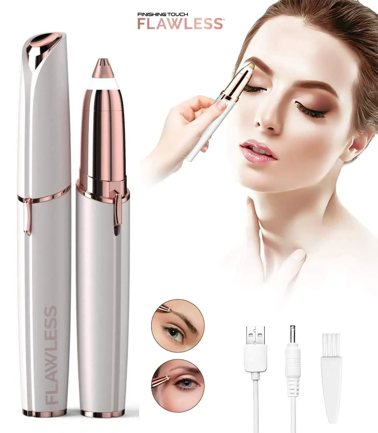 Finishing Touch Flawless Brows Eyebrow Hair Remover for Women Digital-dream