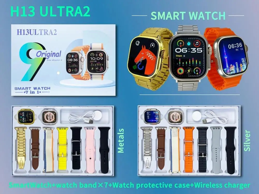 H13 7 in 1 smart watch QuickBazzar