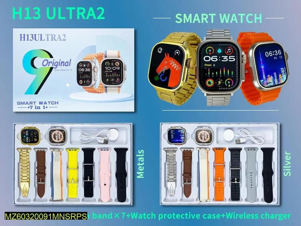 H13 7 in 1 smart watch QuickBazzar