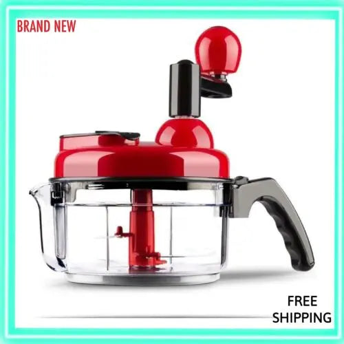 Hand Food Chopper, Vegetable Quick Chopper Manual Food Processor Digital-dream