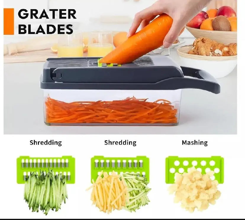 One Step Precision Cutting Genius NIcer Dicer Plus 13 In 1 Digital-dream