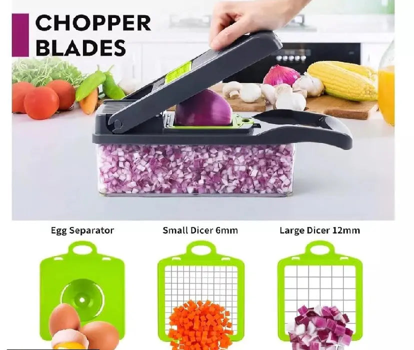 One Step Precision Cutting Genius NIcer Dicer Plus 13 In 1 Digital-dream